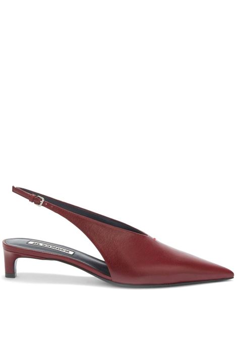 Decollete con cinturino posteriore 45mm in bordeaux Jil sander - donna JIL SANDER | J15WP0128P4864609